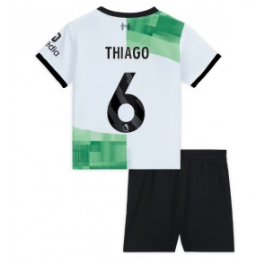 Liverpool Thiago Alcantara #6 Gostujuci Dres za Dječji 2023-24 Kratak Rukavima (+ kratke hlače)